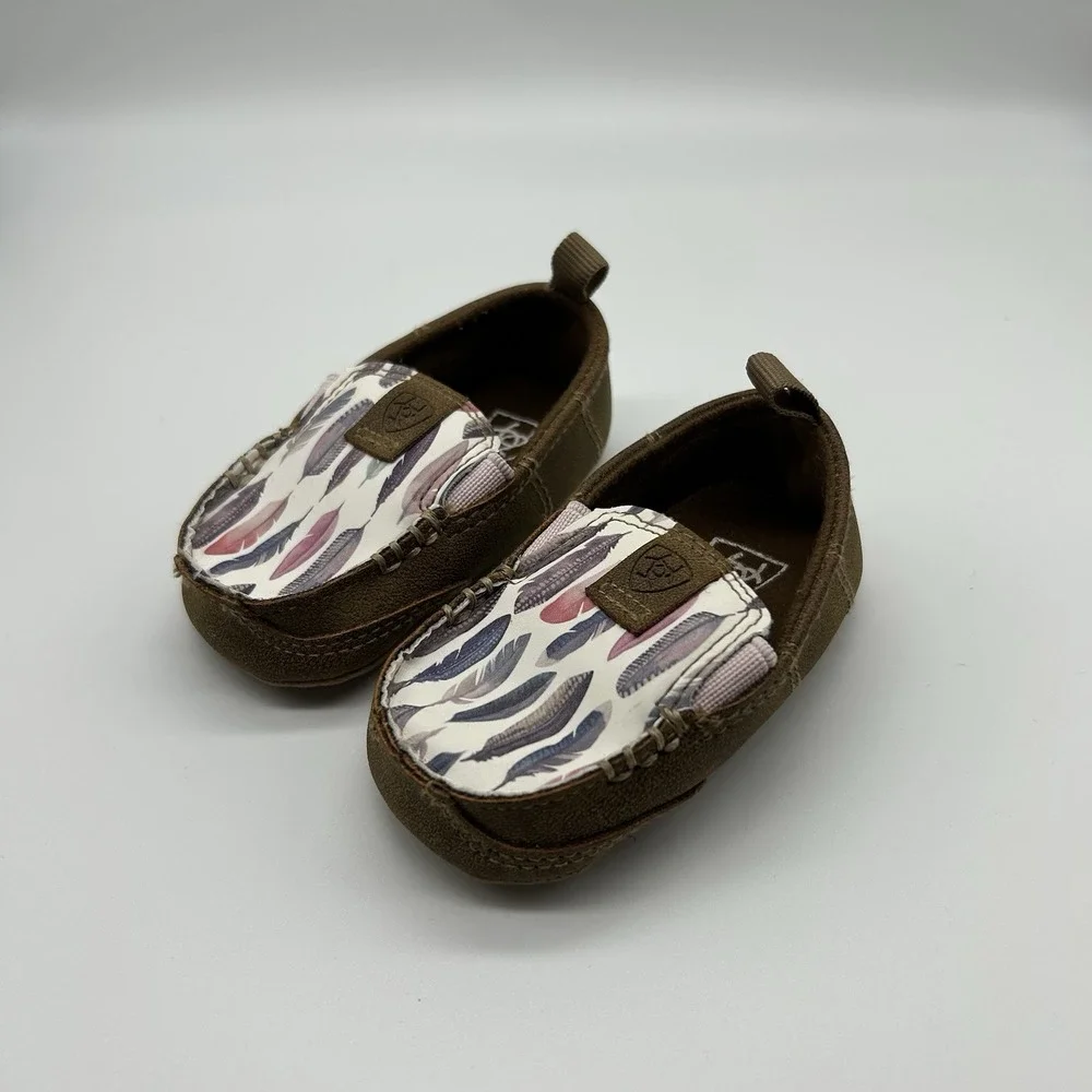 ARIAT Lil Stompers Anna Slip On Shoes Size 4 (9-12 Months) Cruiser Casual Girls
